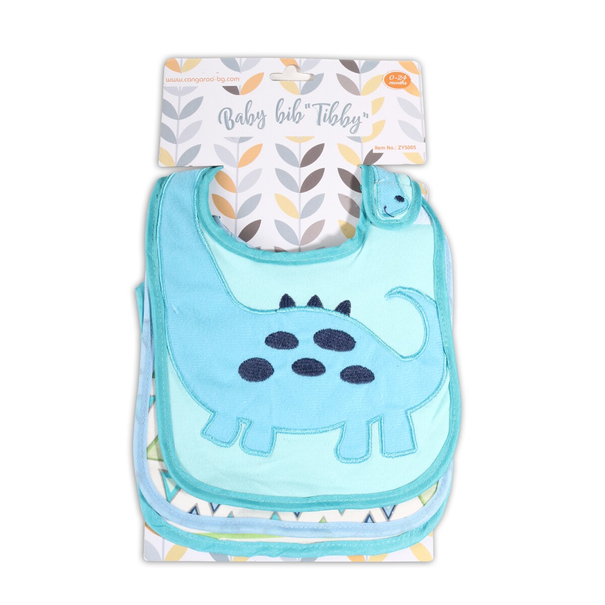 Cangaroo Babylatz 3er Set Tibby Klettverschluss, wasserfest waschbar ab Geburt türkis