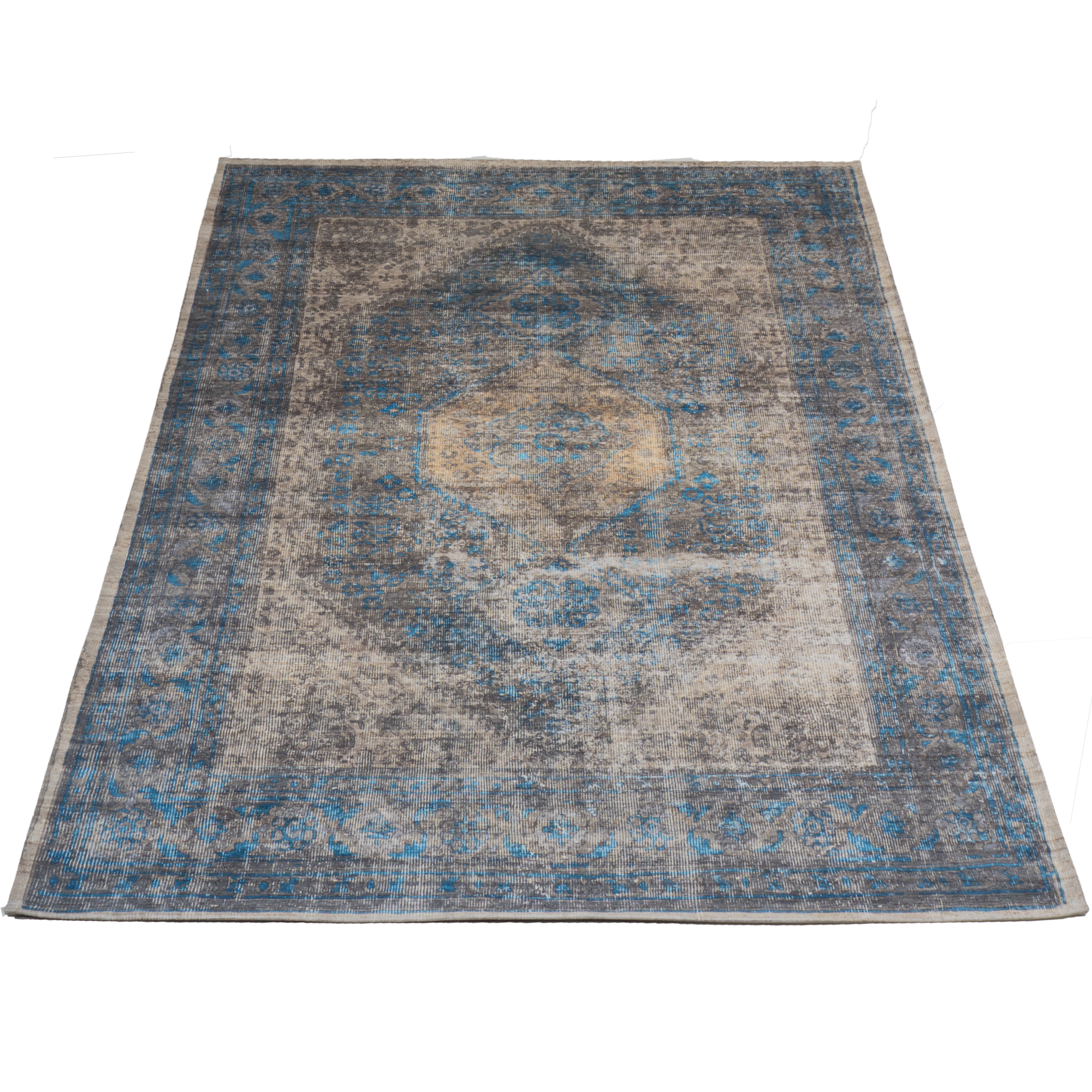 Vloerkleed Madel Groen/Blauw 160 x 230 cm