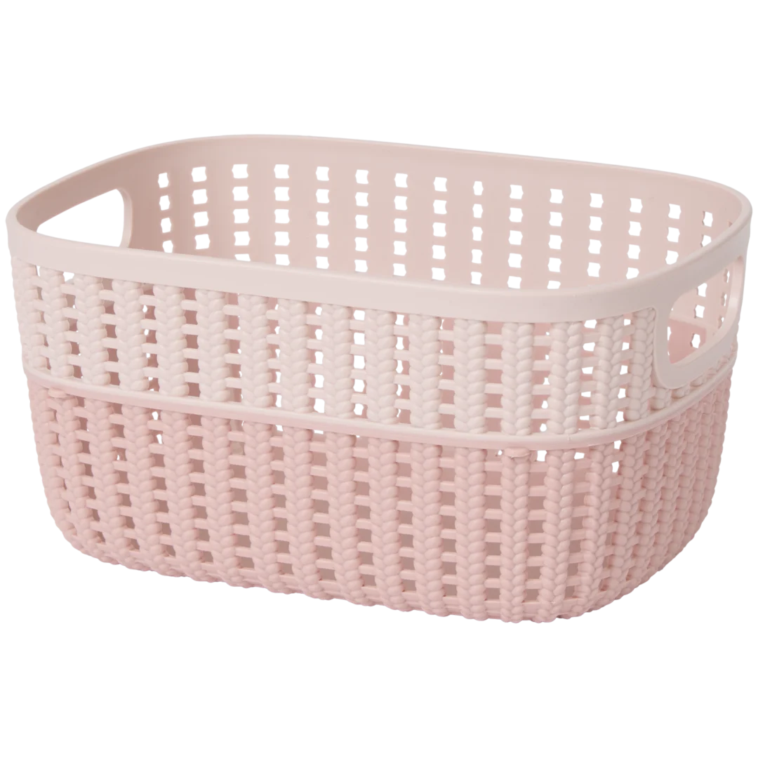 Kunststof mand 24 x 17 x 12 cm | diverse kleuren