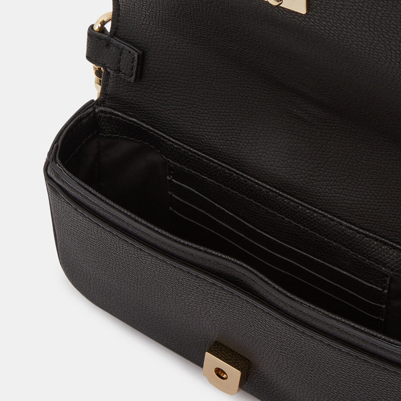 Tommy Hilfiger Sac pochette Plush crossover noire - 13x19x4 cm