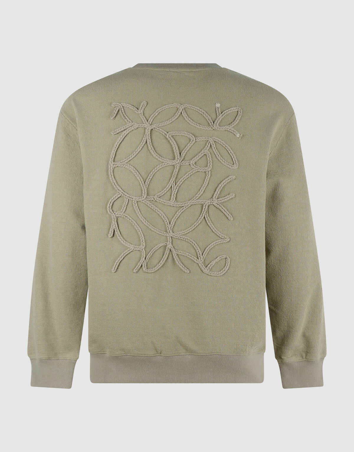 Embroidery Sweater Lichtgroen