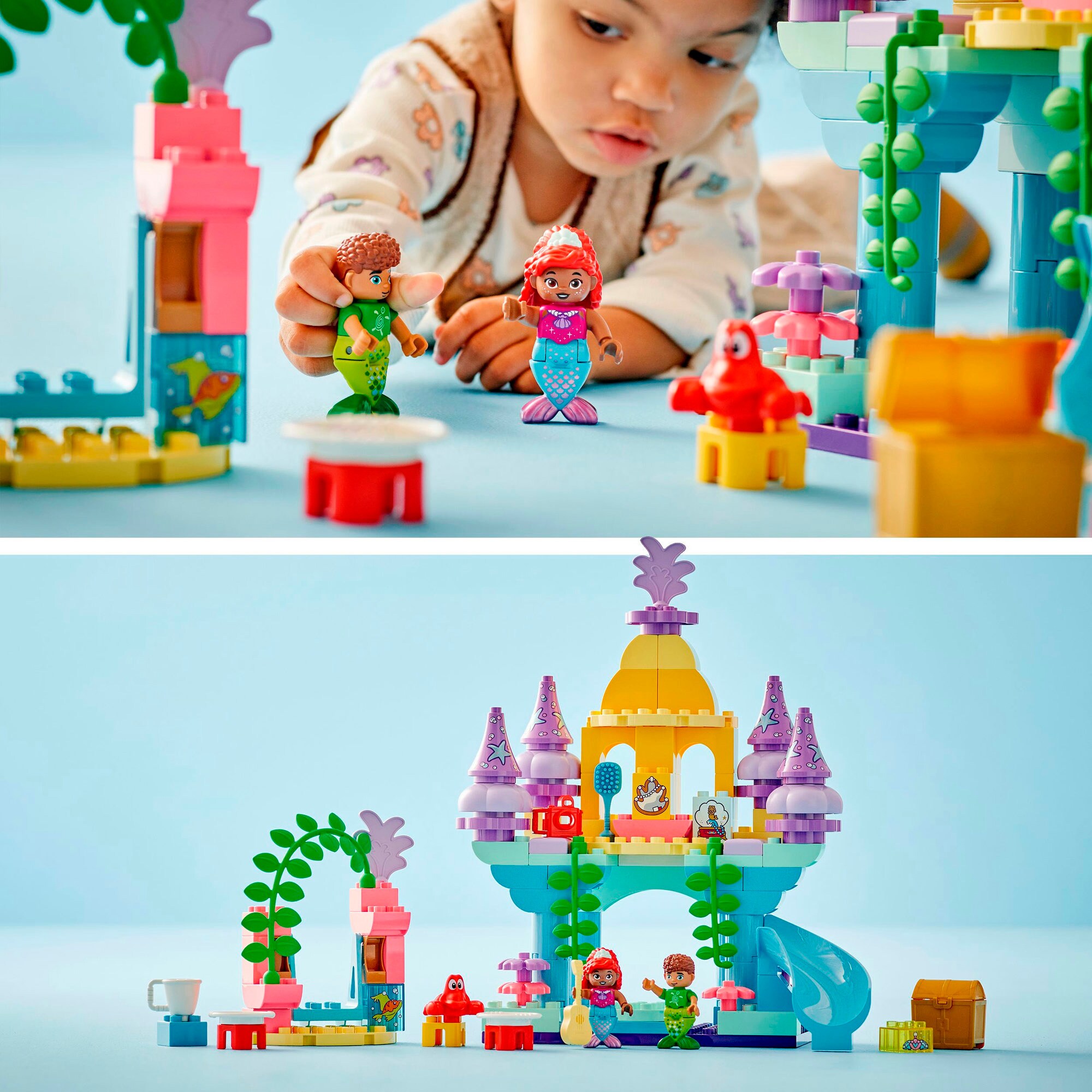 LEGO Konstruktionsspielzeug DUPLO Disney Arielles magischer Unterwasserpalast