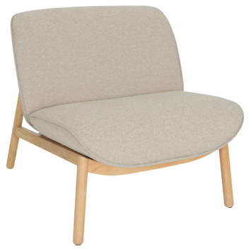KARWEI fauteuil Jack beige bouclé stof