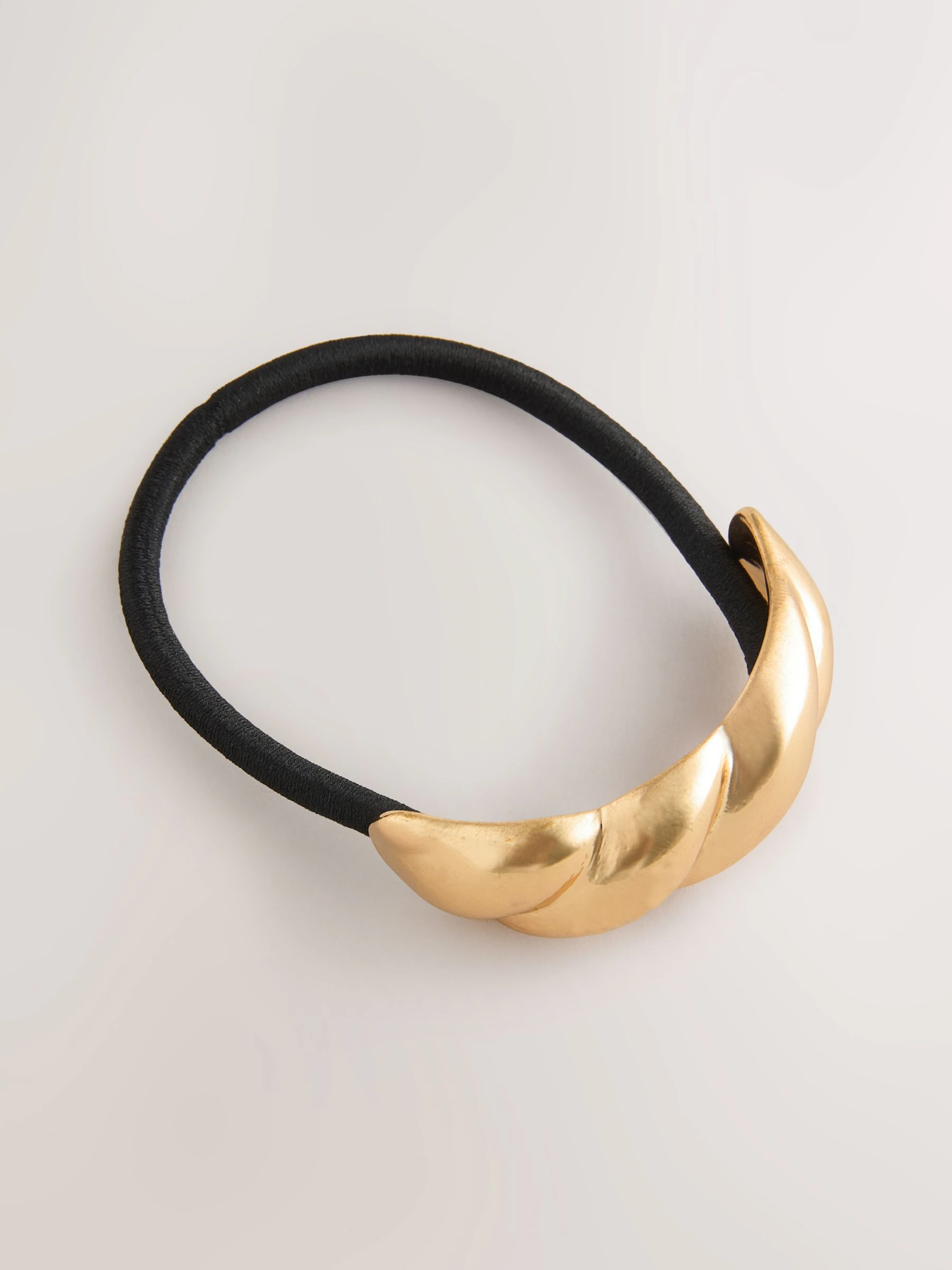 Zwart/goudkleurig - Twist Hair Bobble