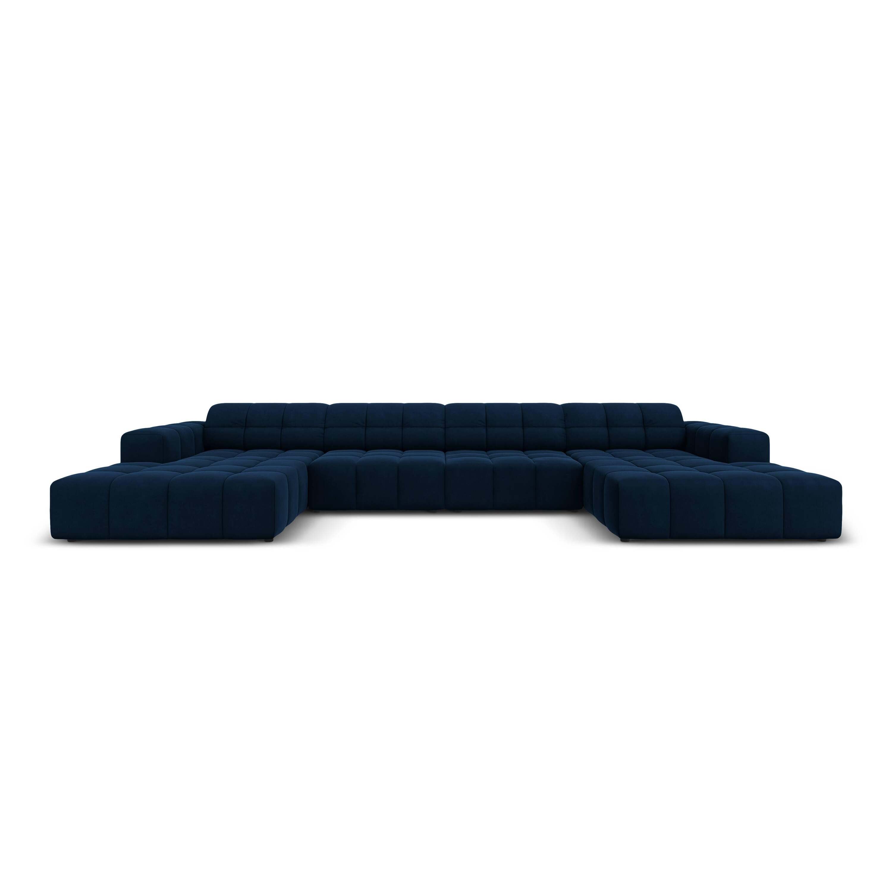 Cosmopolitan Design Chicago U-bank - Velvet - Koningsblauw