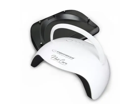 Esperanza UV Led Nail Lamp Amethyst White Hybrid Varnish (EBN005)