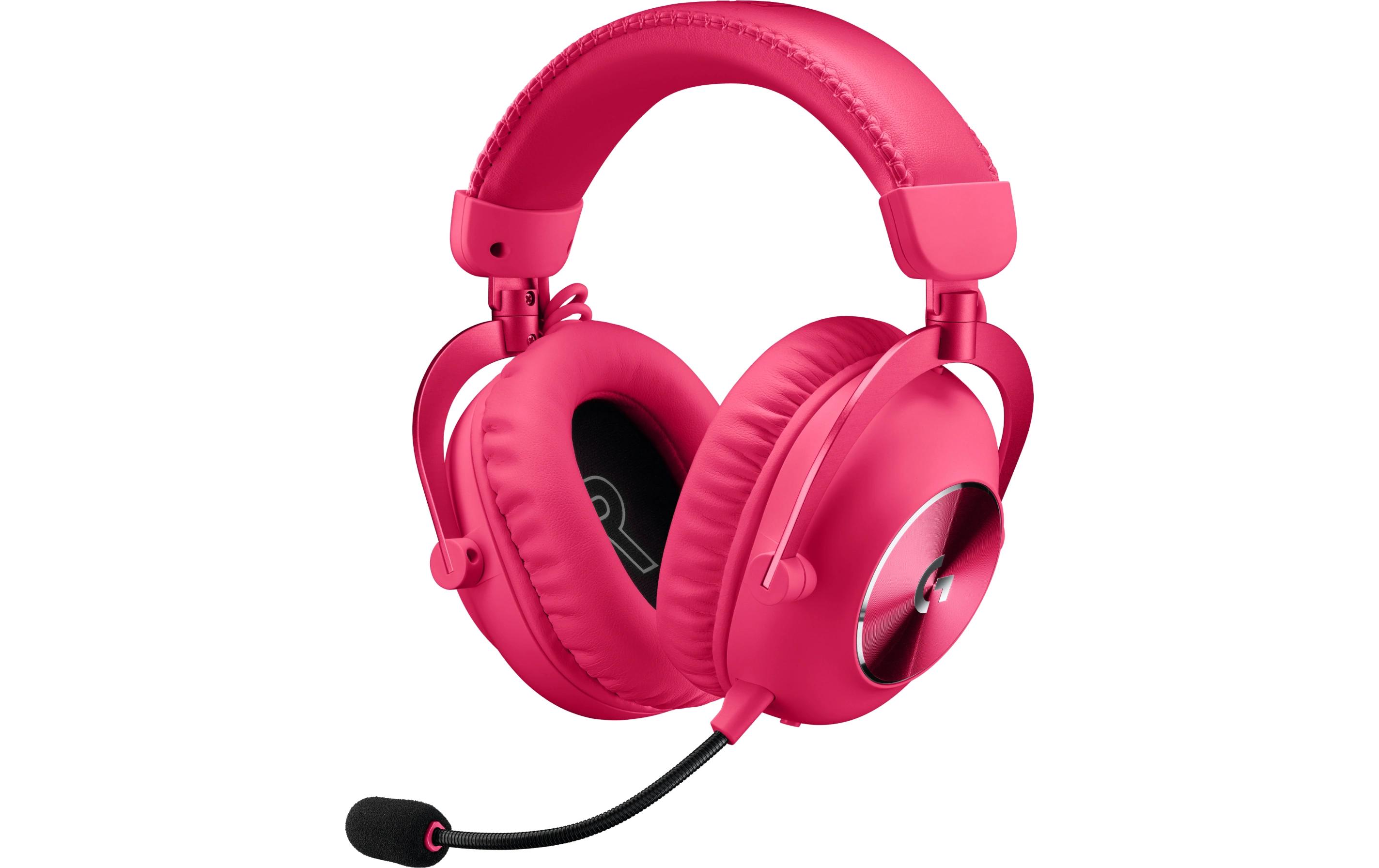 Headset G Pro X 2 Wireless Lightspeed Gaming Magenta<br>Kabelloses Over-Ear-Headset mit Surround-Sound und weichem Ohrpolster