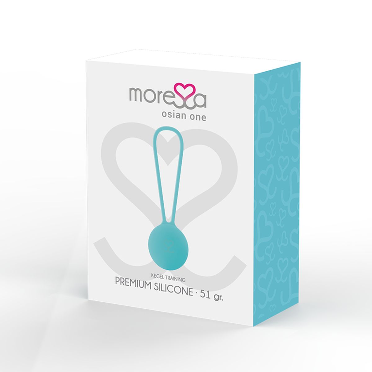 Leichte Liebeskugel für Anfängerinnen, 51g | Hypoallergenes Silikon, Beckenbodentraining  | Moressa
