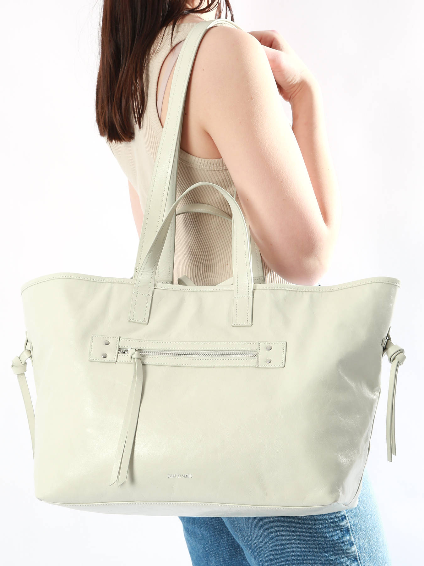 Cabas Jess cuir GREAT BY SANDIE