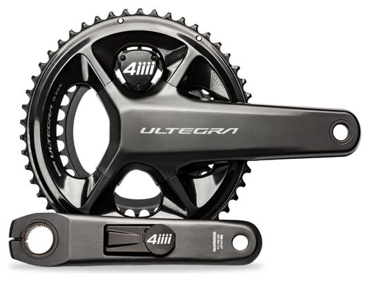 Pédalier Capteur de Puissance 4iiii Precision 3  Pro Dual Side - Shimano Ultegra FC-R8100 52/36 Dents 12V Noir