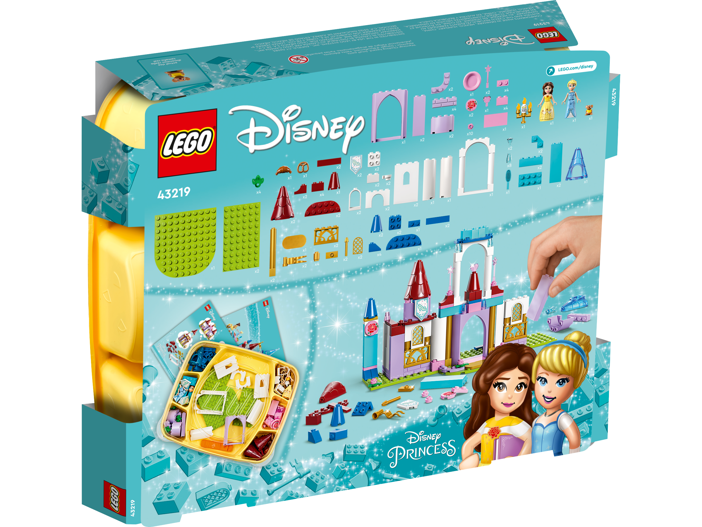 Castelos Criativos das Princesas Disney 43219