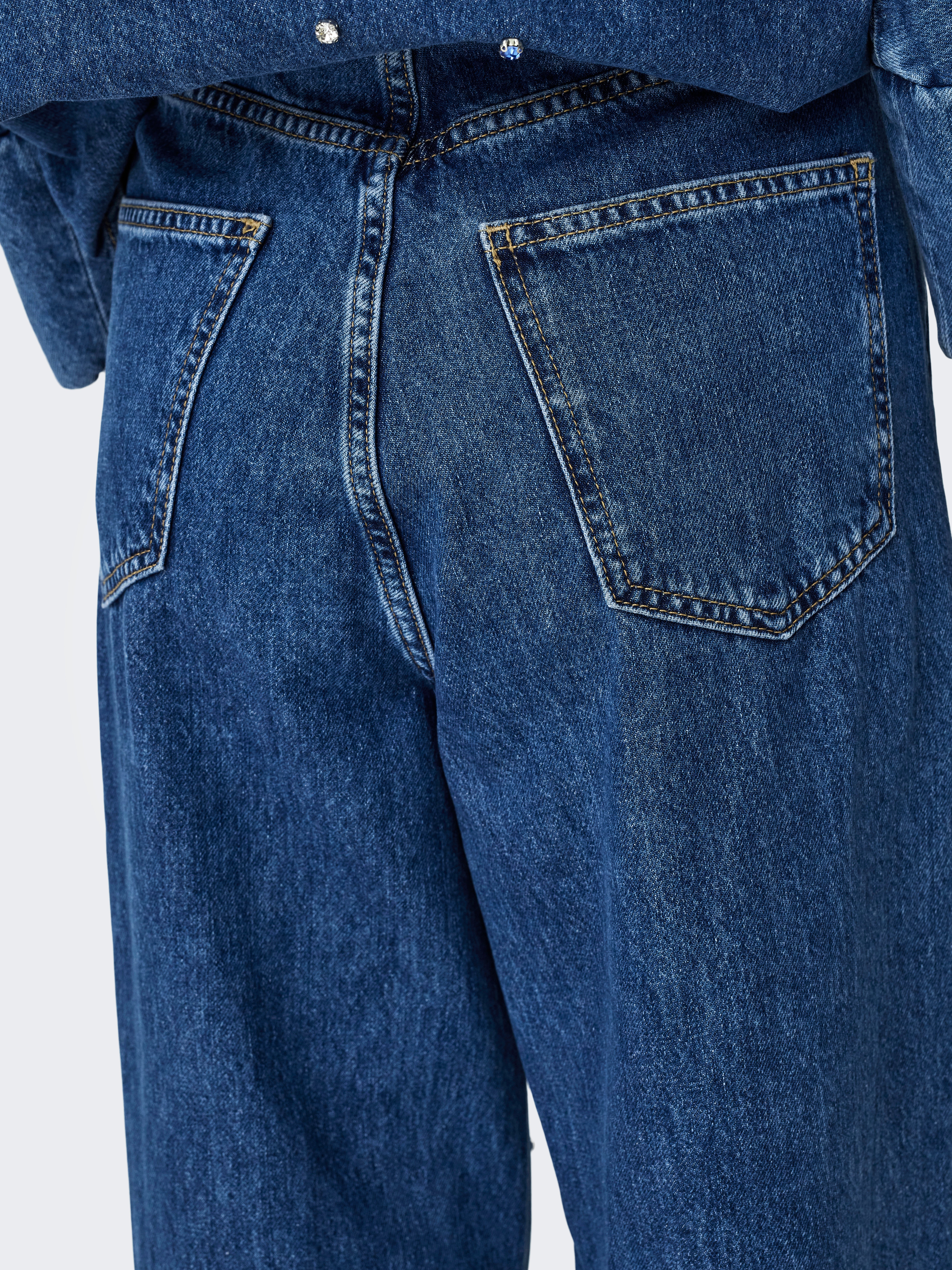 ONLHOPE Weiter Beinschnitt Jeans Medium Blue Denim