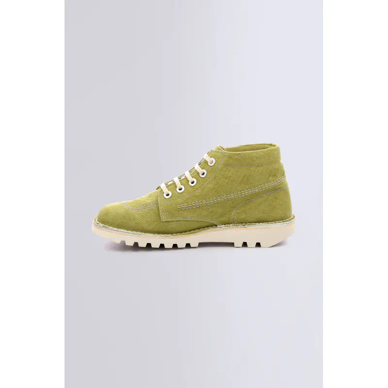 KICK HI KAKI BOTTINES Textile Homme