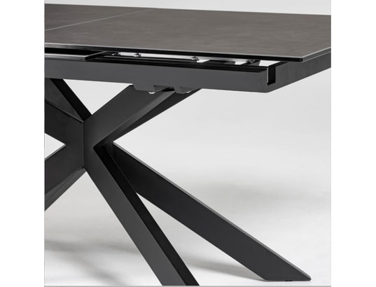 LF - Table de salle à manger Atminda table extensible céramique 160/210 x 90 cm