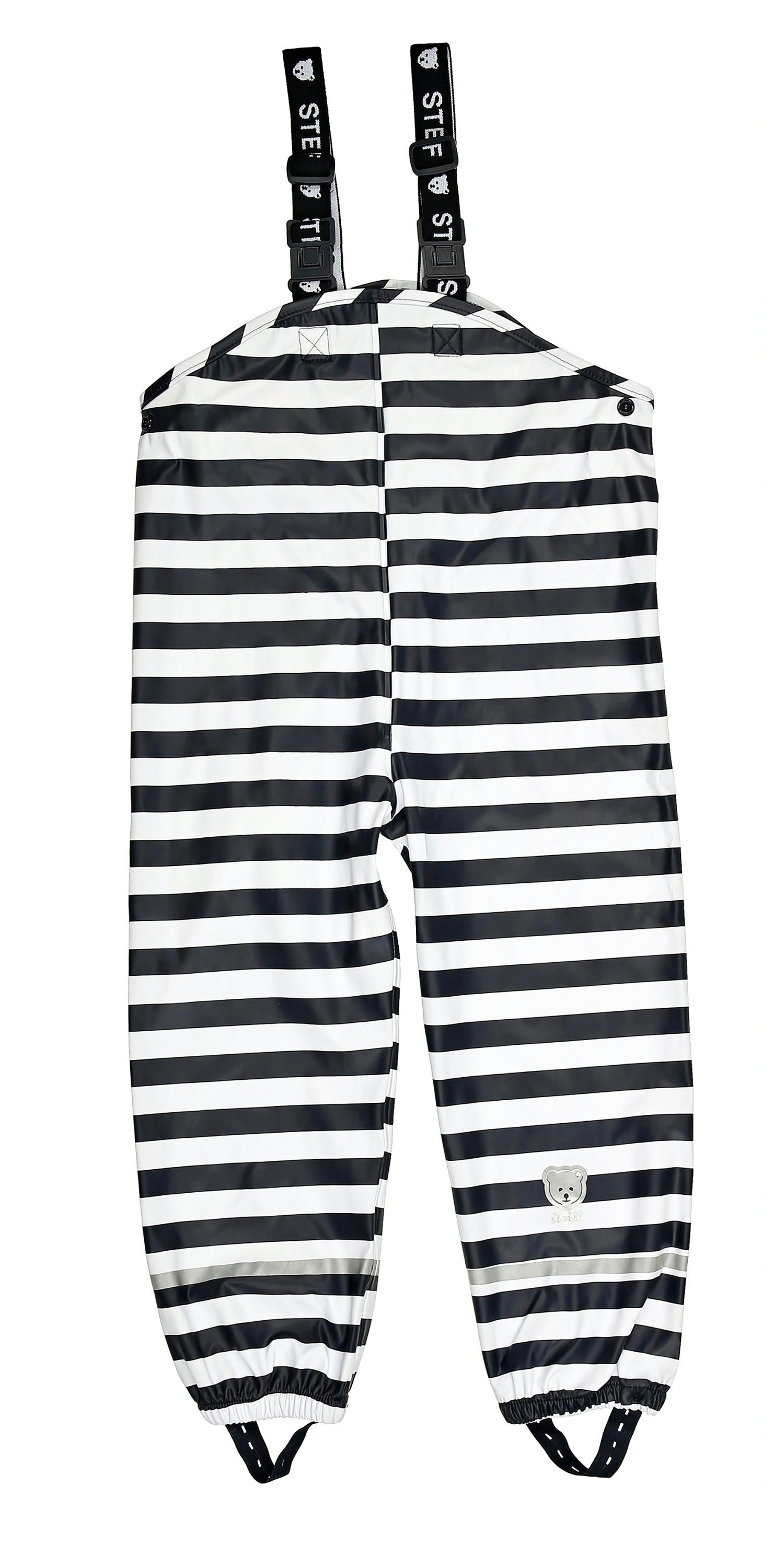 Regenhose STRIPES ALLOVER mit Hosenträgern in navy/weiß (Größe: 98)
