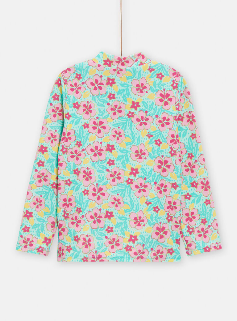 Tee-shirt de bain à manches longues pour fille