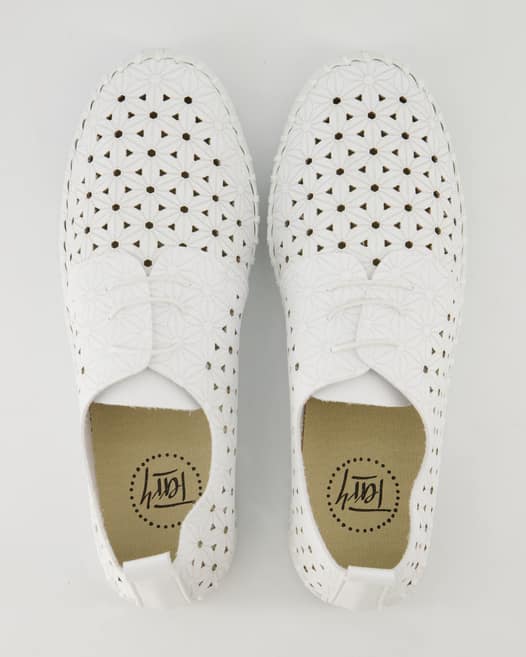 Terry Poppy Sneaker in Weiß