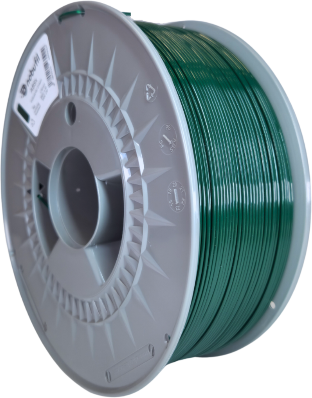 Nobufil  ABSx Industrial Green, 1,75 mm / 1000 g    ABS Filament aus recycelten Kunststoffen