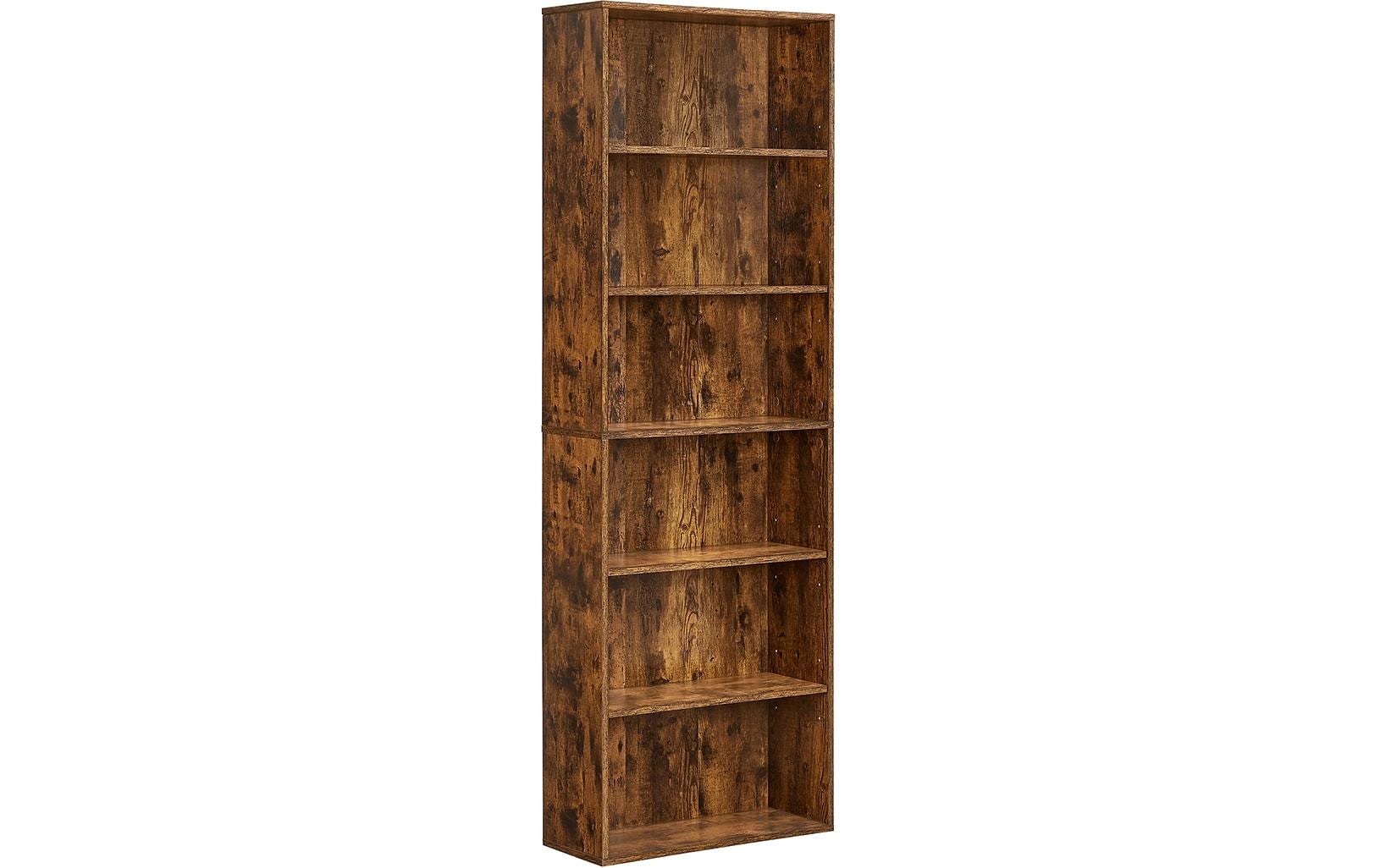 Bücherregal Braun<br>Bücherregal mit 6 Ebenen