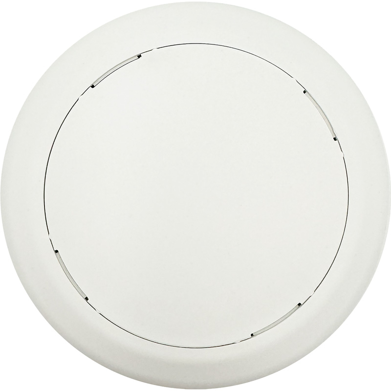 Power plafond afdekplaat universeel Wit 2-delig rond Ø125mm
