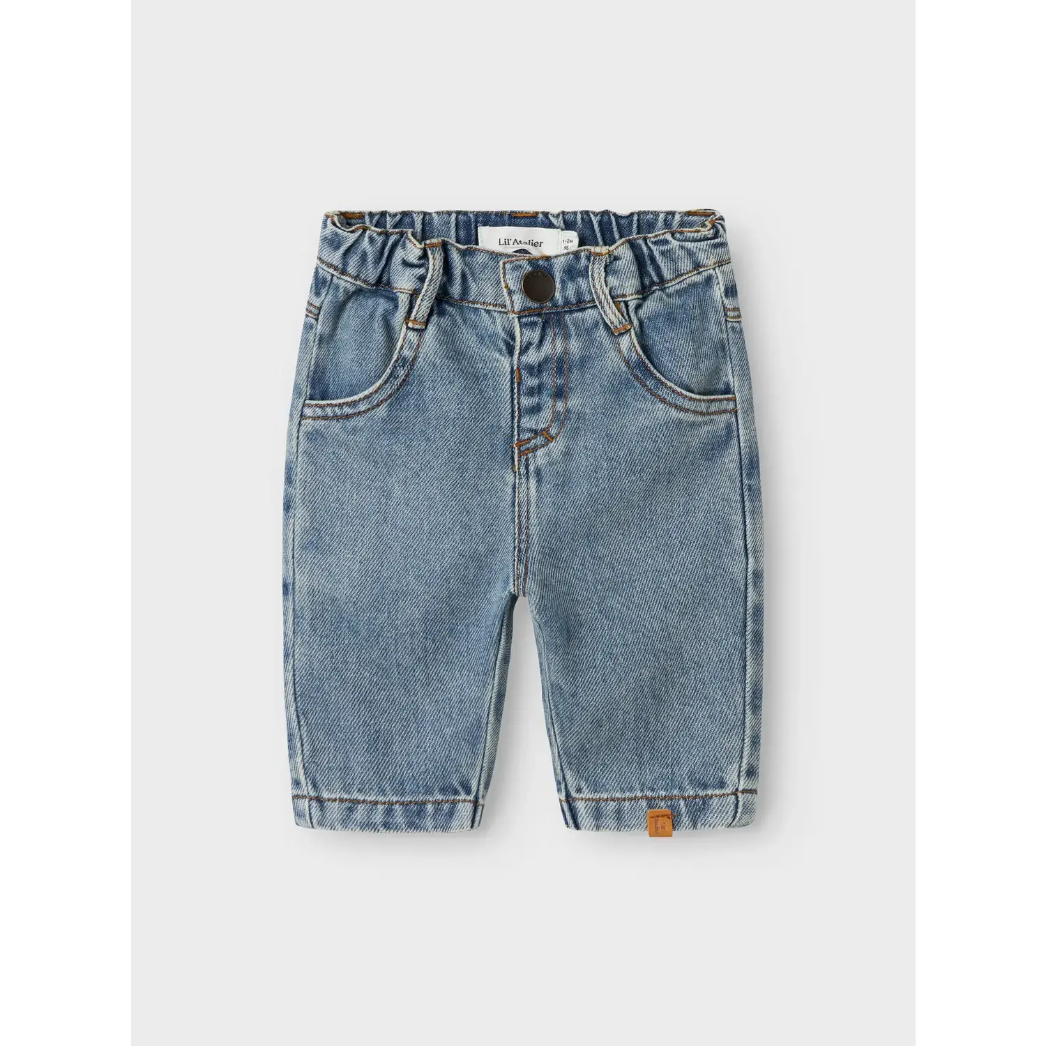 Lil ' Atelier | NBFKAROLE TAPERED JEANS 4016-CJ LIL | Medium Blue Denim