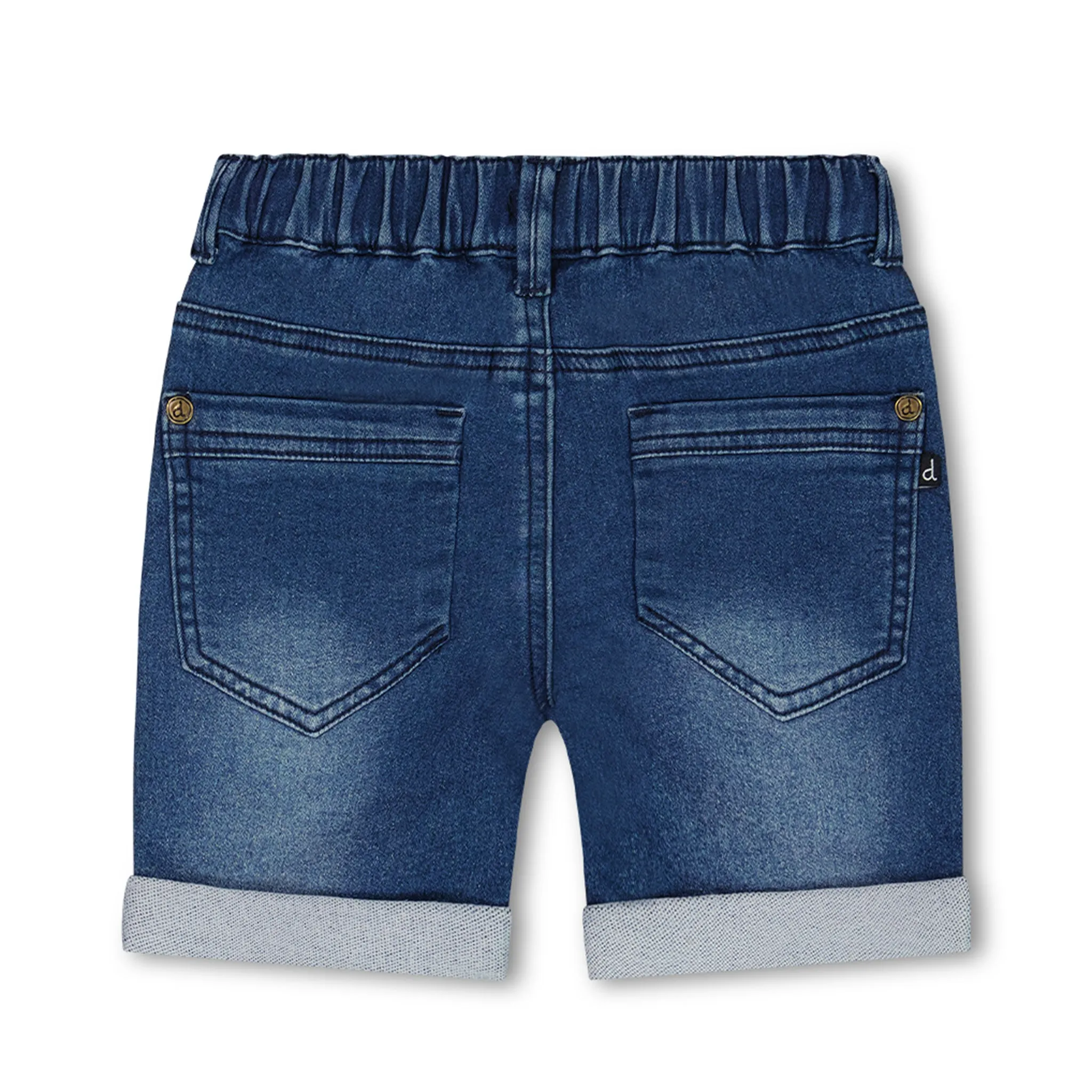 Deux par Deux Short Denim Basique 3-6ans