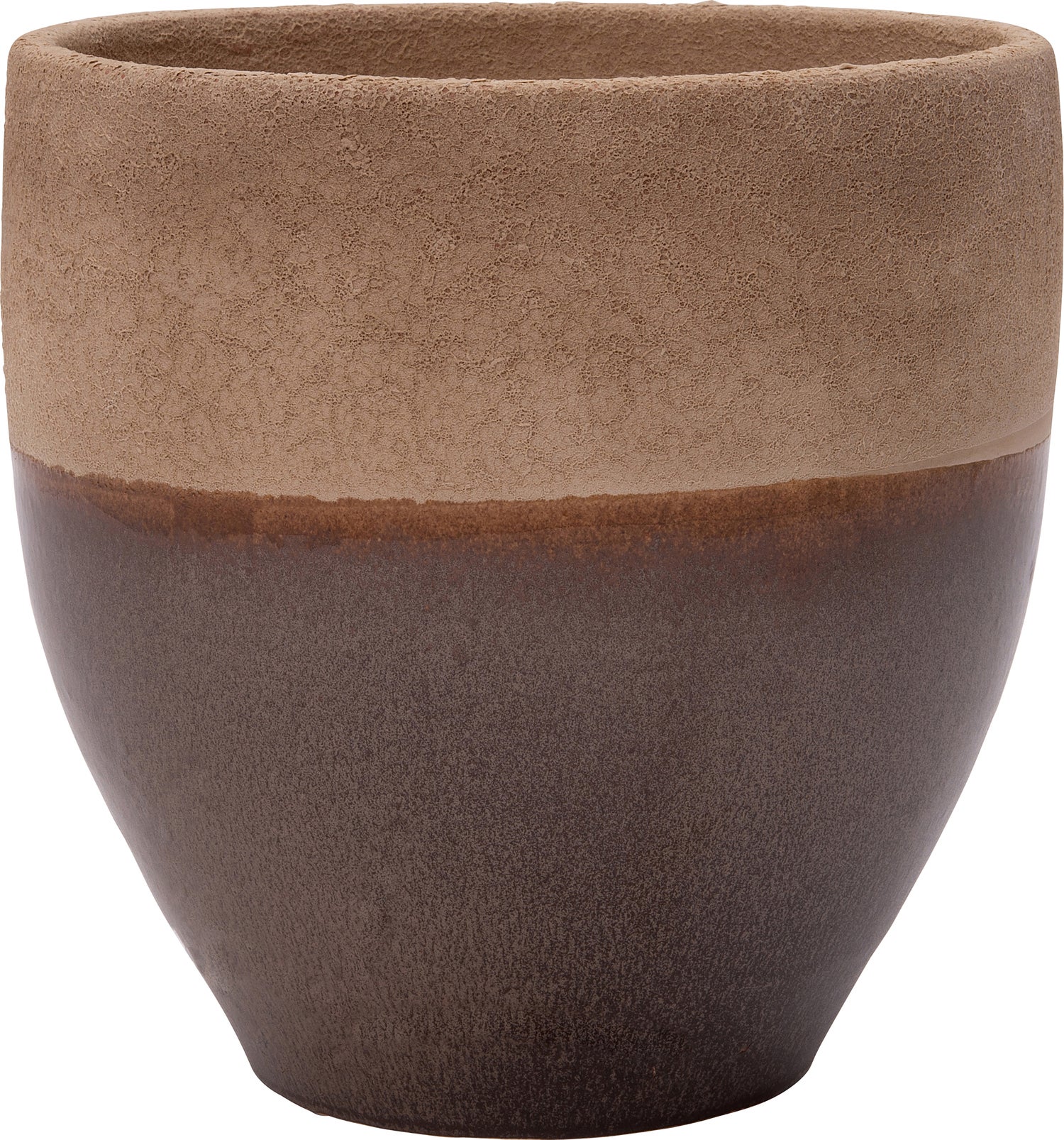 Intratuin bloempot Antal beige / bruin D 19 H 19 cm