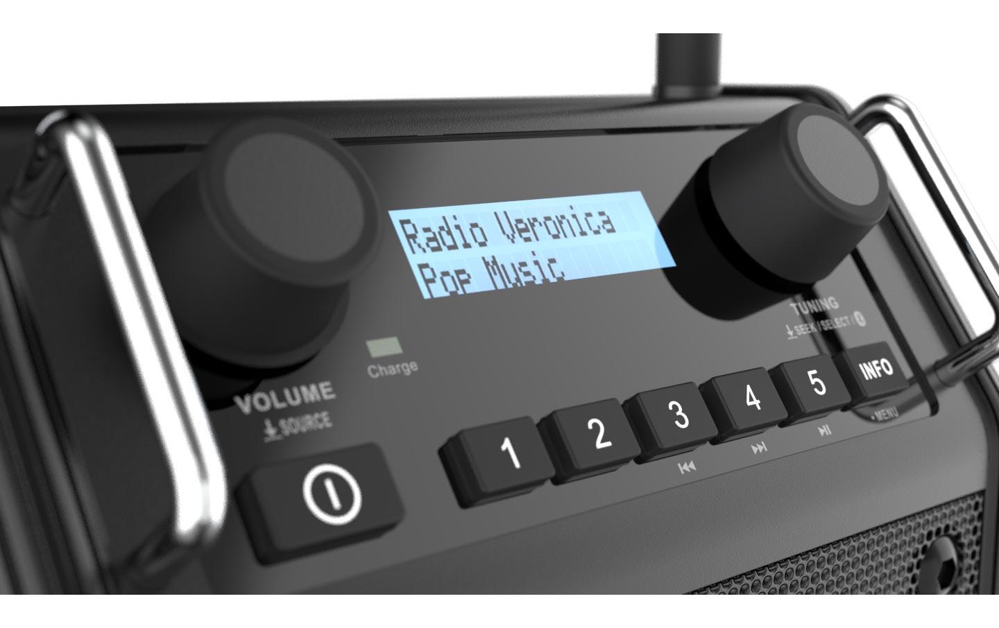DAB+ Radio DABPRO Schwarz<br>Das beliebte Einsteigermodell