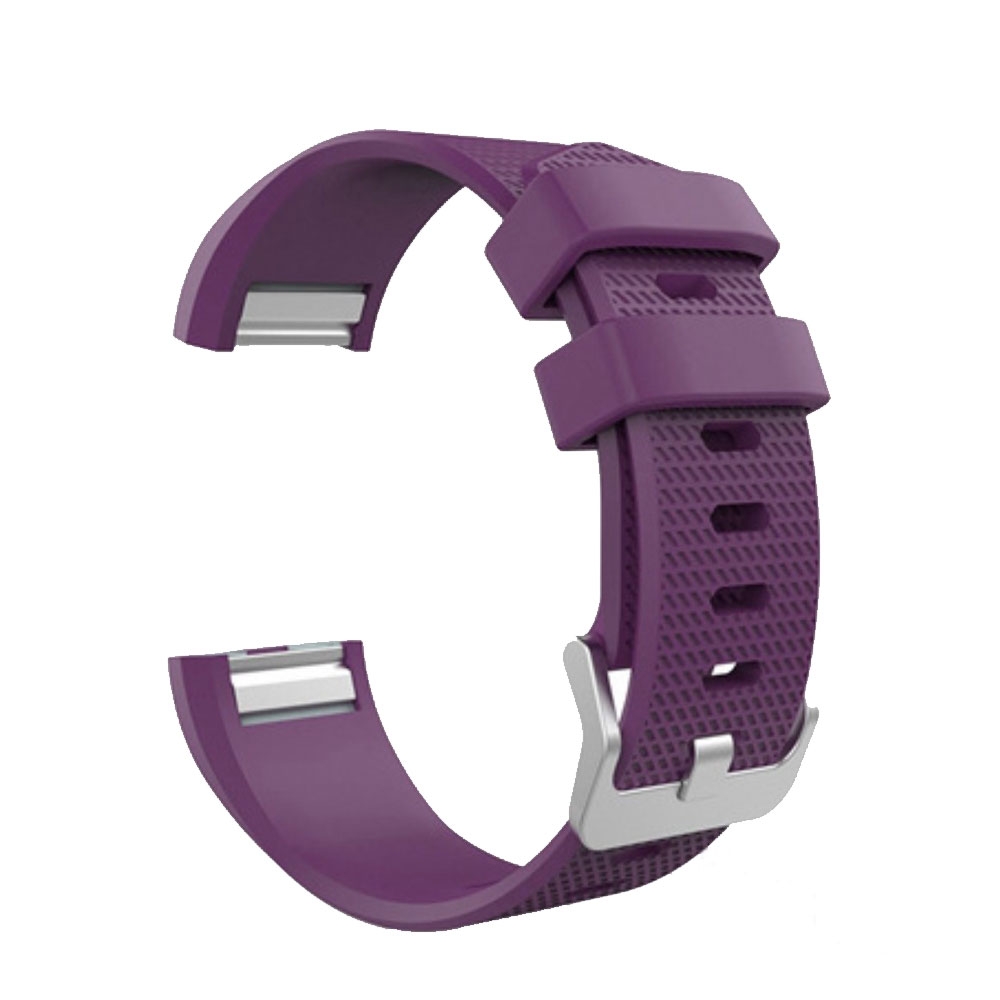 Fitbit Charge 2 Sport Armband aus Silikon (ohne Fitbit Fitness Tracker) - Lila