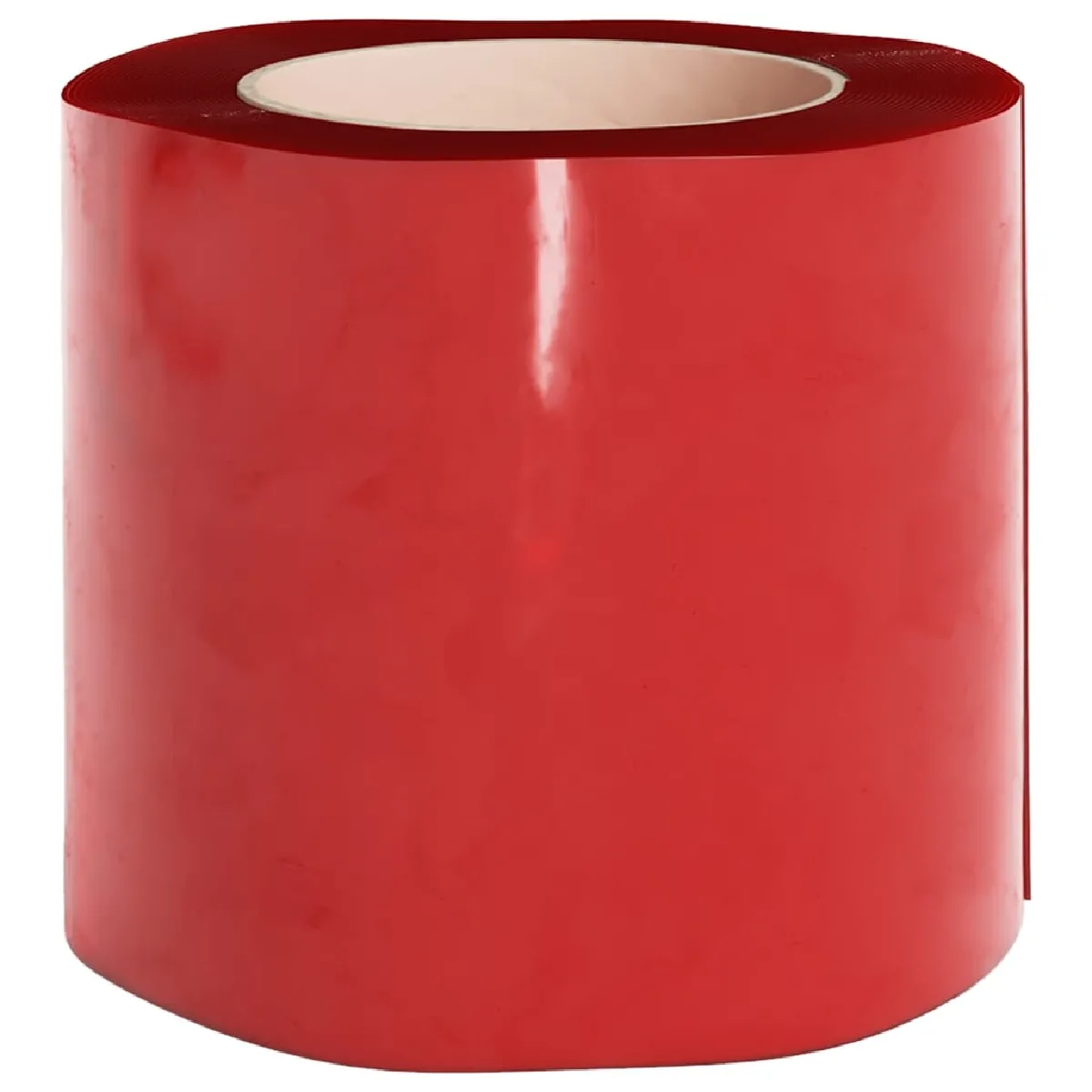 vidaXL Rideau de porte PVC Rouge 25m