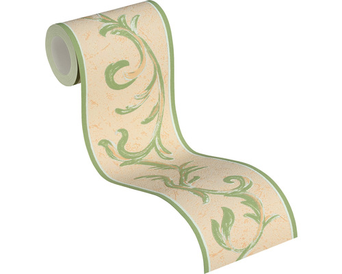 Rand 7894-26 Alleen randen 9 Bloemengroen bruin 5 m x 13 cm
