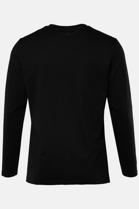 JP 1880 Schlafanzug, Zweiteiler, Henley, bis 8 XL, schwarz | Ulla Popken