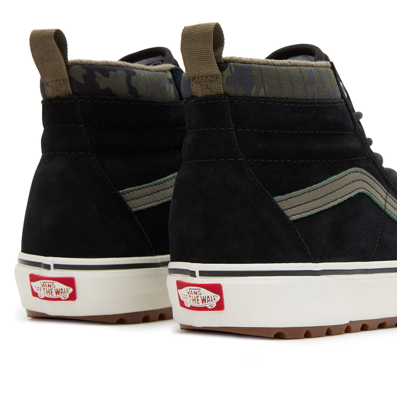 Vans Baskets en Velours de Cuir SK8-Hi MTE-1 noires