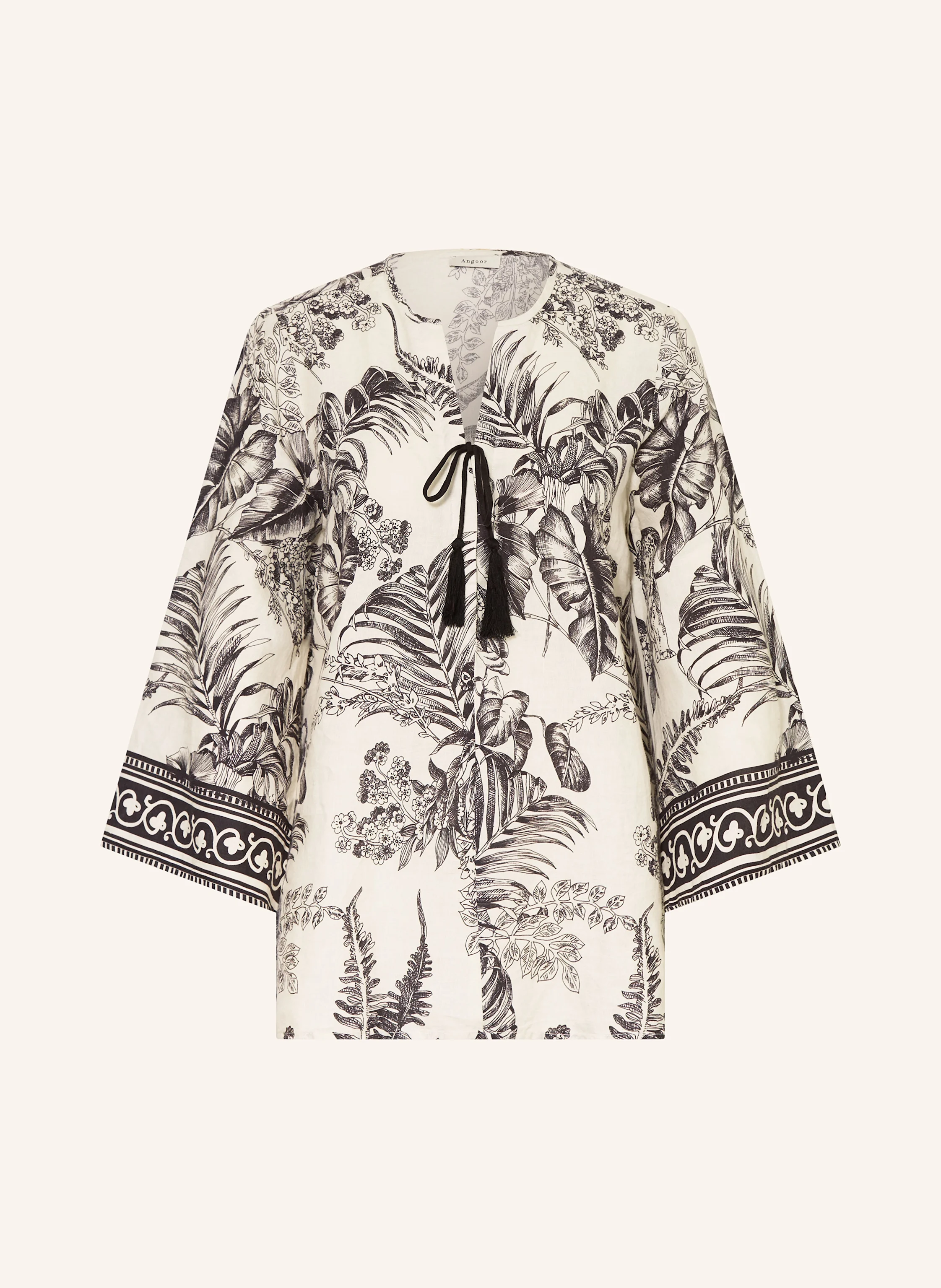 ANGOOR Blusenshirt SHARINA aus Leinen mit 3/4-Arm