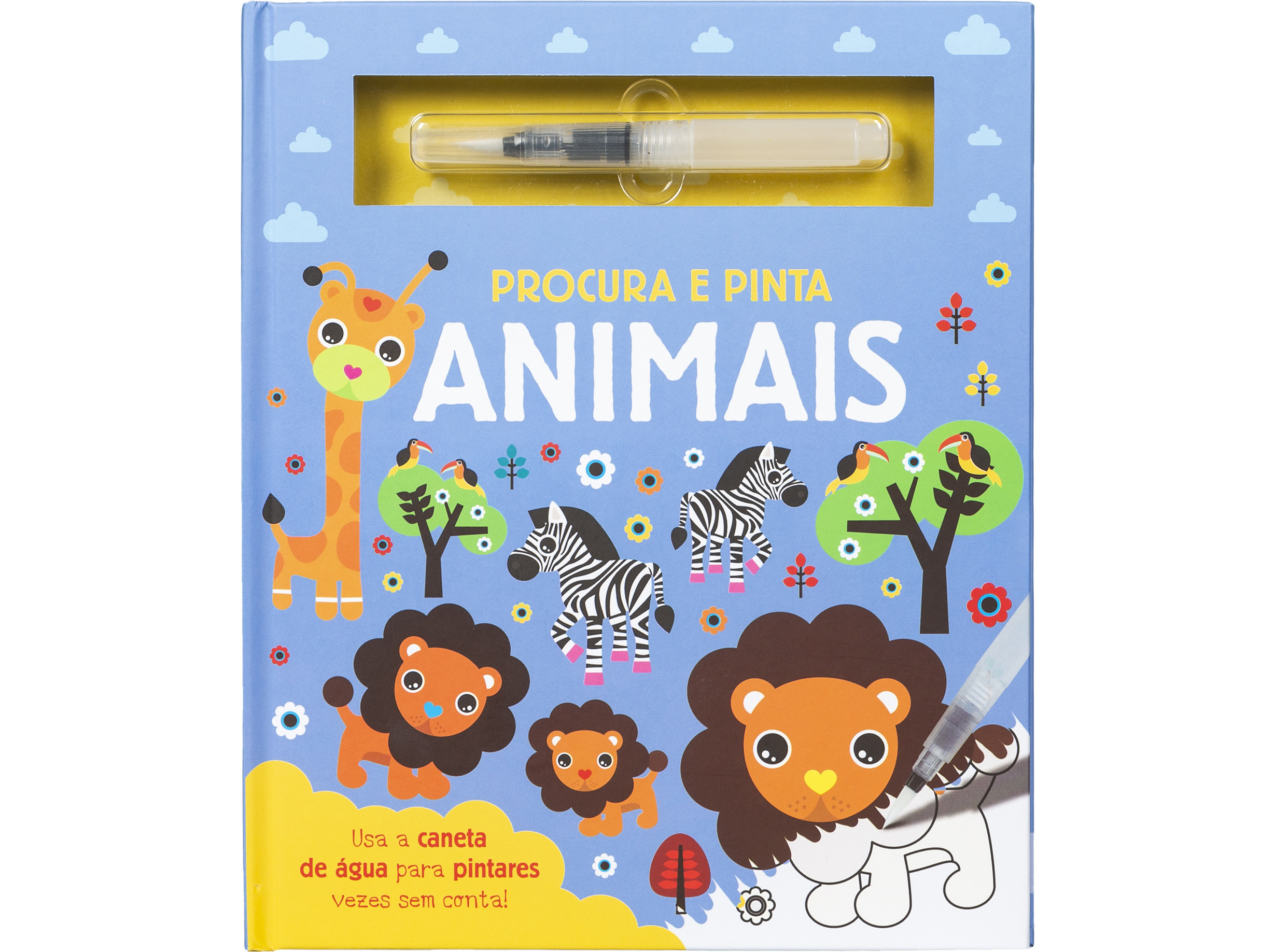 LIVRO PROCURA E PINTA ANIMAIS