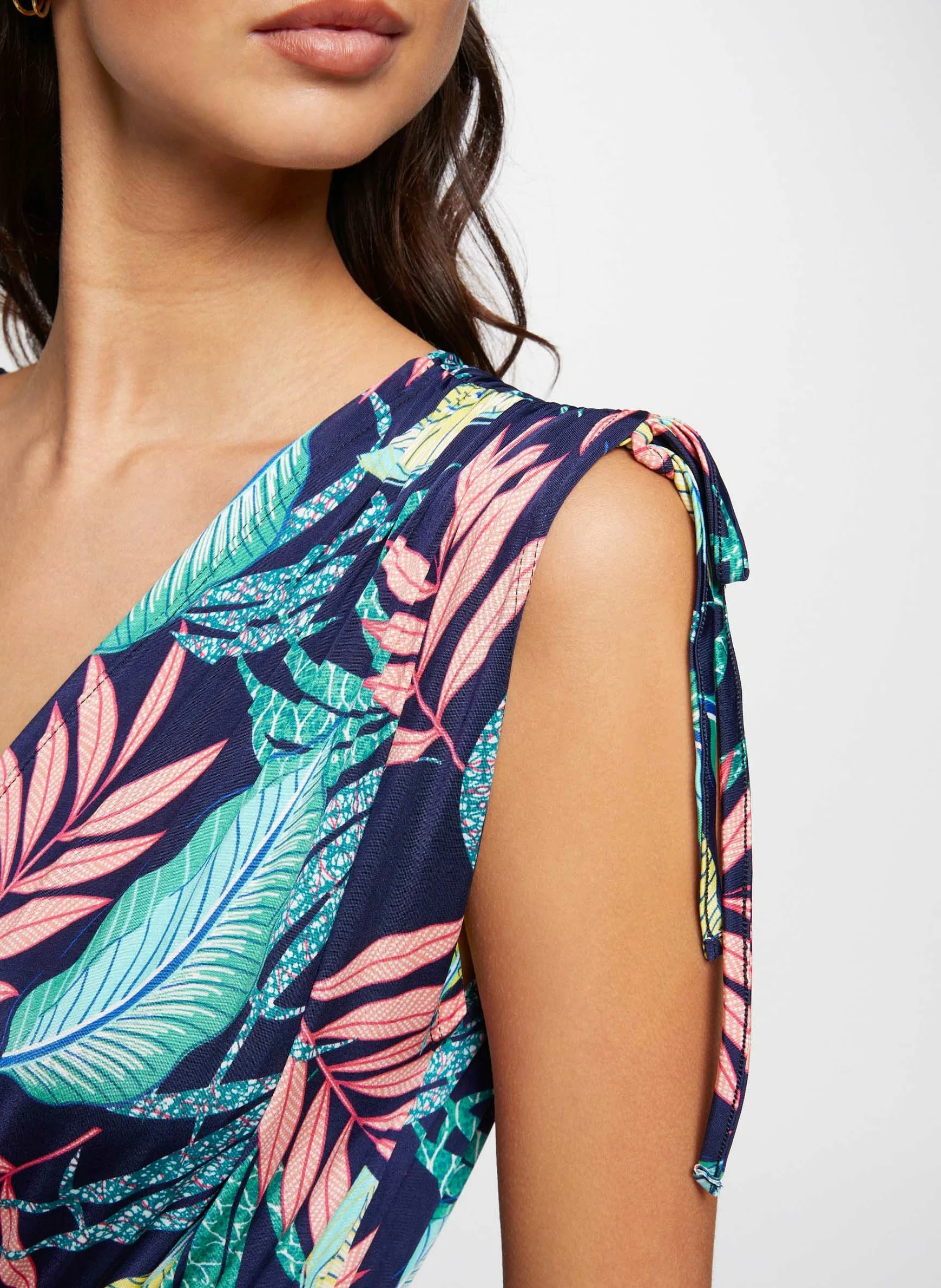 RINIS - Robe longue imprimée| Multicolore