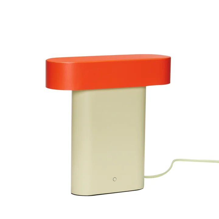 Hübsch Interior - Sleek LED Tischleuchte, grün / rot