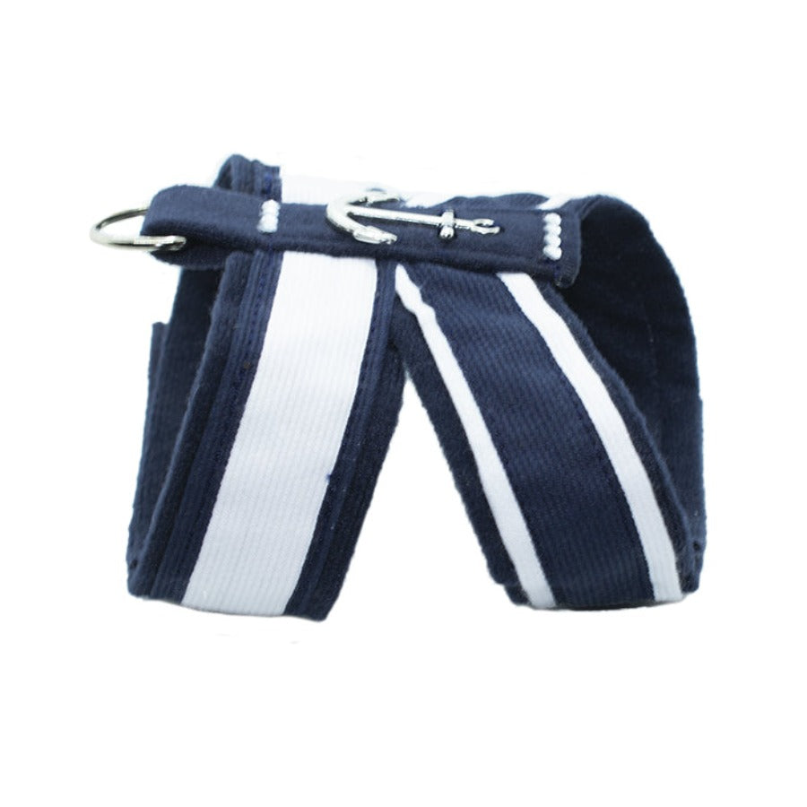 Coleira peitoral Ideal Pets Nautica, azul marinho, para cães.