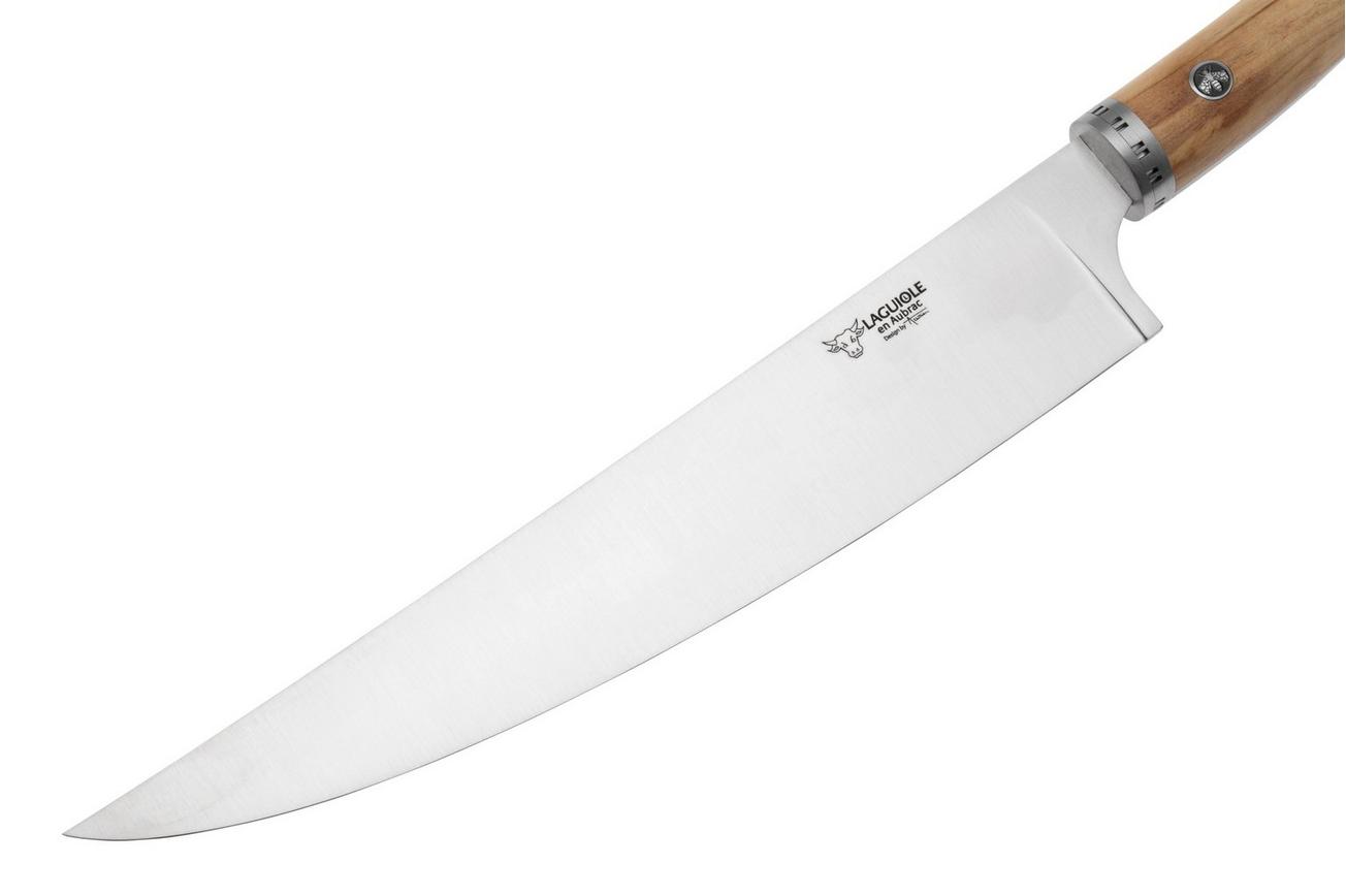 Laguiole en Aubrac Gourmet CGO25OLI olijfhout, koksmes, 25 cm