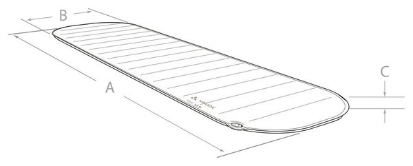 Matelas Vaude Tour 5 M Rouge