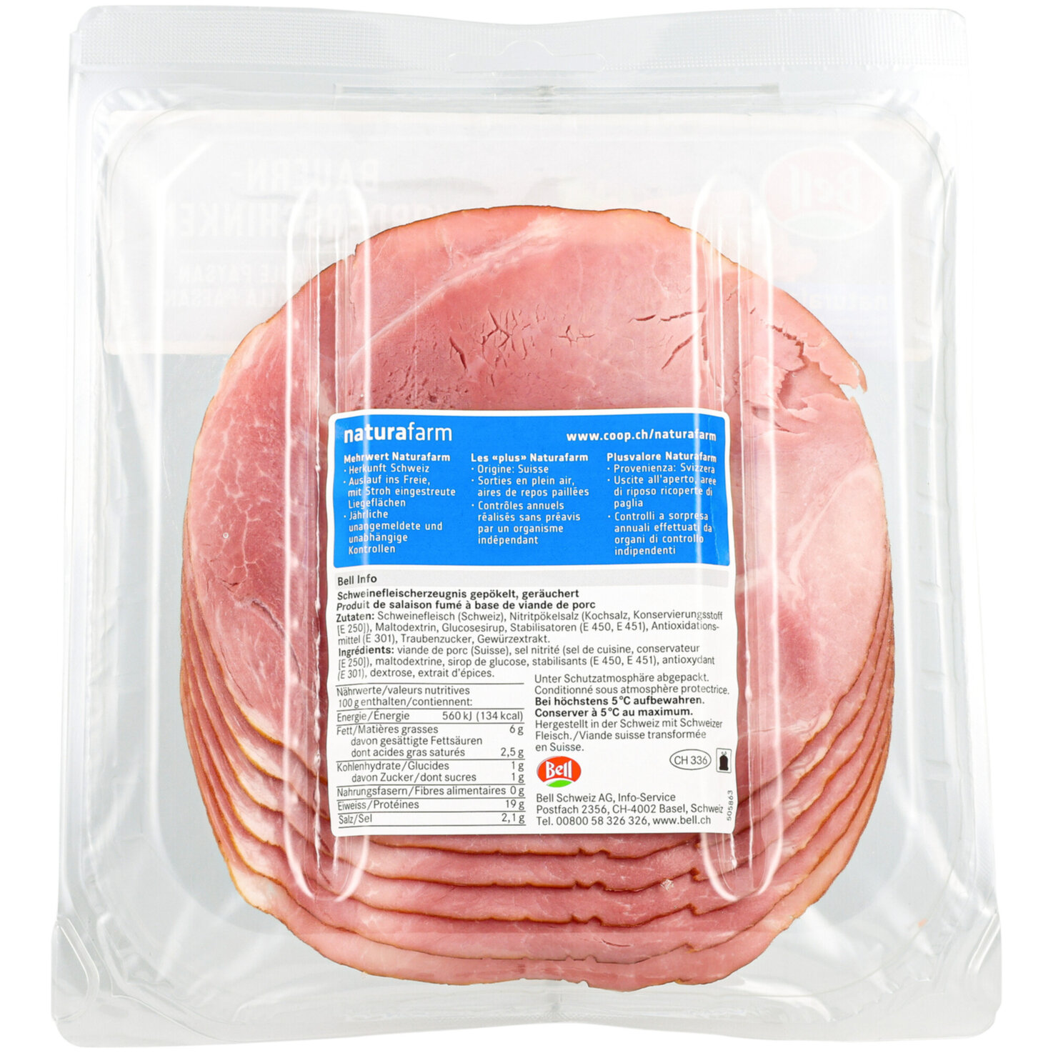 Bell Naturafarm Bauern-Vorderschinken ca. 160g