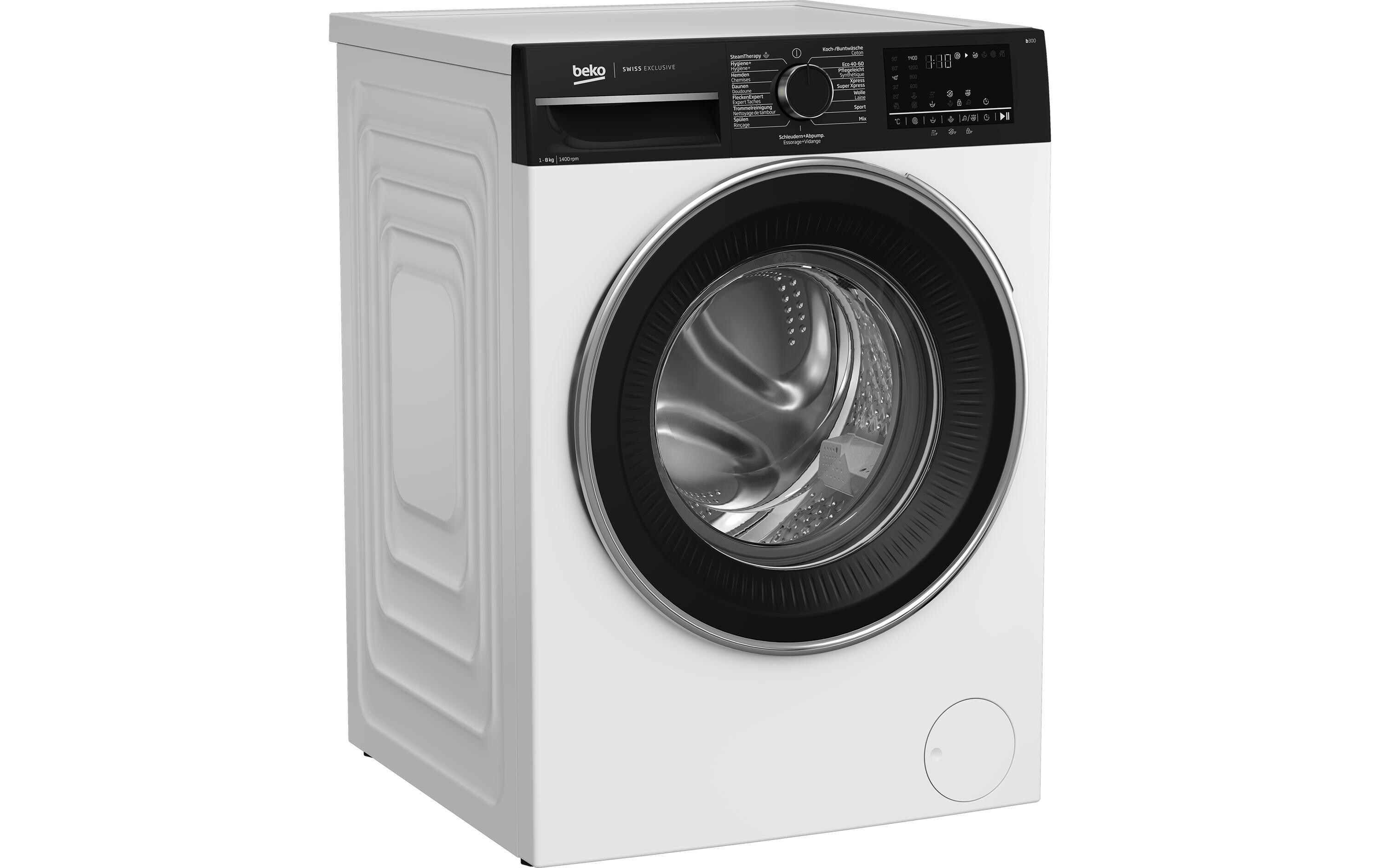 Waschmaschine WM350 Links<br>Frontloader mit 8 kg Ladekapazität