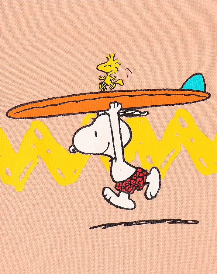 T-Shirt PEANUTS – MEER in apricot