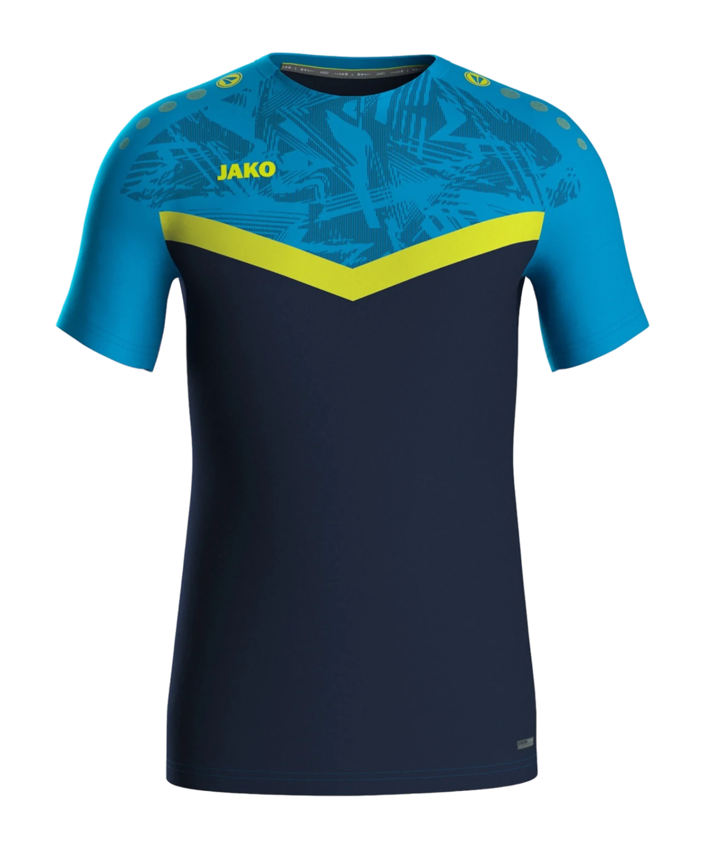 JAKO Iconic T-Shirt Kids Blau Gelb F914