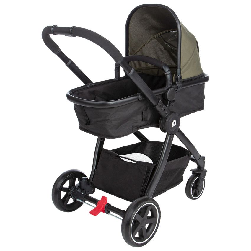 Poussette trio combinée Théa - Kaki - Ecru