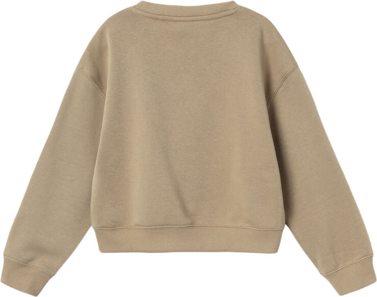 Name It NKFNIKNAKS LS SHORT RLX SWEAT BRU Kelp