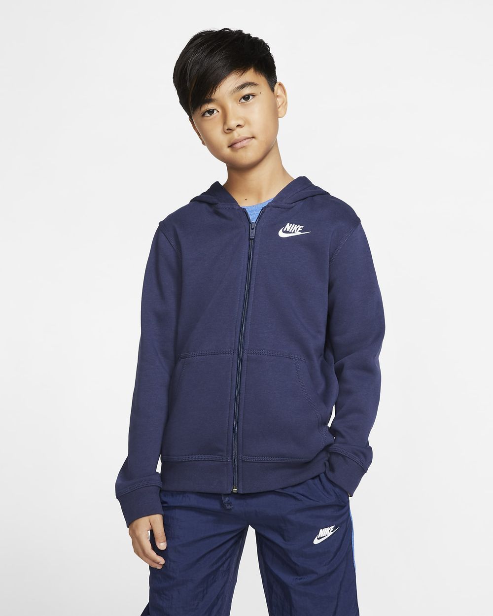Sweat zippé à capuche Nike Sportswear Club pour enfant