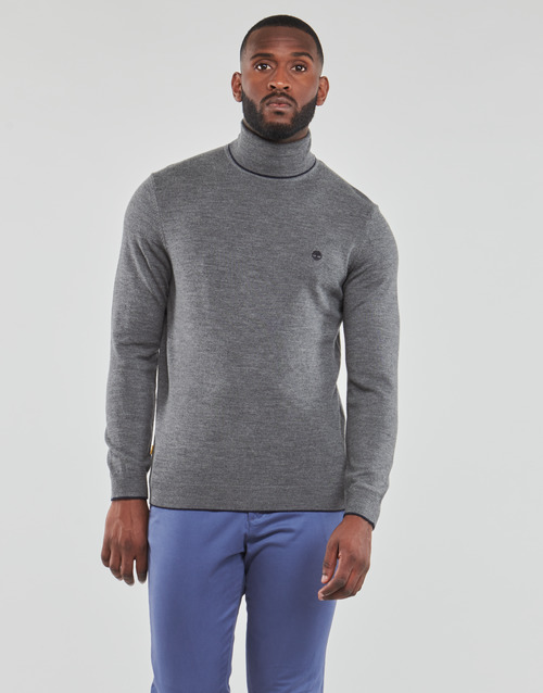 Timberland - LS NISSITISSIT RIVER CONTEMPORARY MERINO RWS TURTLE SWEATER REGU - Gris