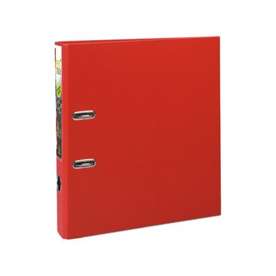Exacompta Prem'Touch - Classeur à levier - Dos 50 mm - A4 Maxi - pour 400 feuilles - rouge