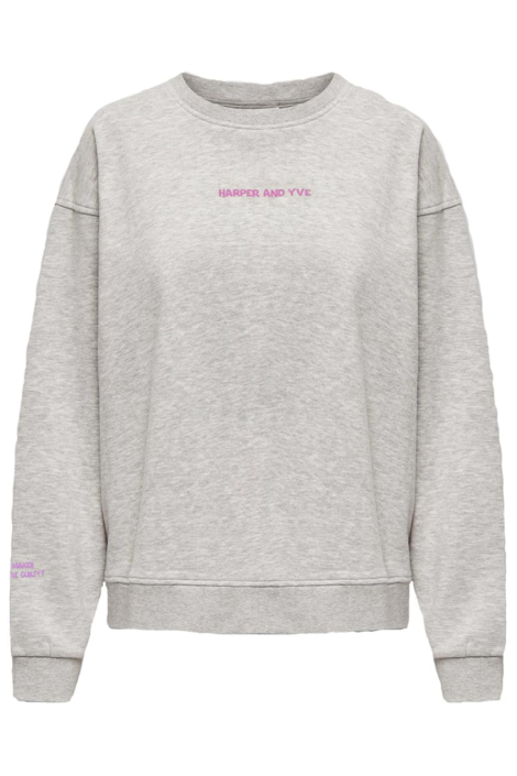 Harper & Yve grijze dames sweater